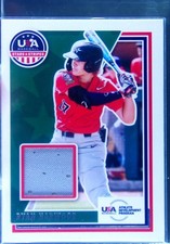 2022 Panini USA Baseball Stars & Stripes Ryan Harwood JSY #USAM-RD USA USA Baseb