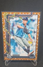 2025 Topps Holiday - Shane McClanahan #H28 Gold Holiday Lights