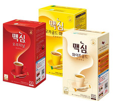 Maxim Korean Instant Coffee Mix 100 Sticks - ...