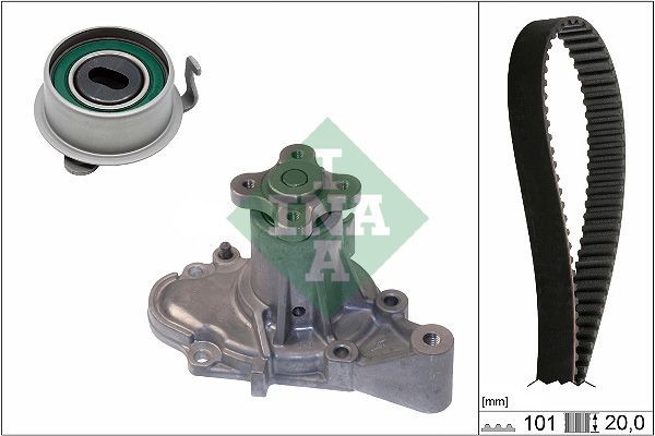 Wasserpumpe Zahnriemensatz FüR Hyundai Atos MX Getz TB 1.0 1.1 98-05 24312-02701-image
