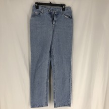 Lee Original Jeans Womens Jeans 6 Relaxed Fit Straight Leg Light Blue