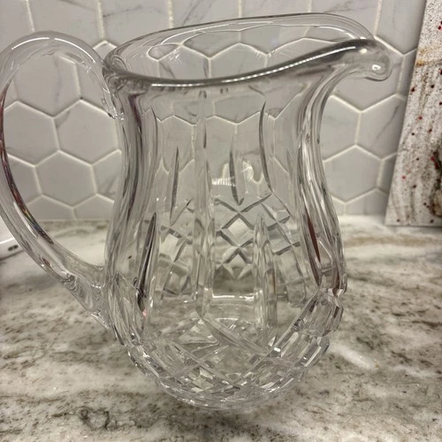 Vintage Waterford Crystal Lismore Pitcher 8 1/2 Inches