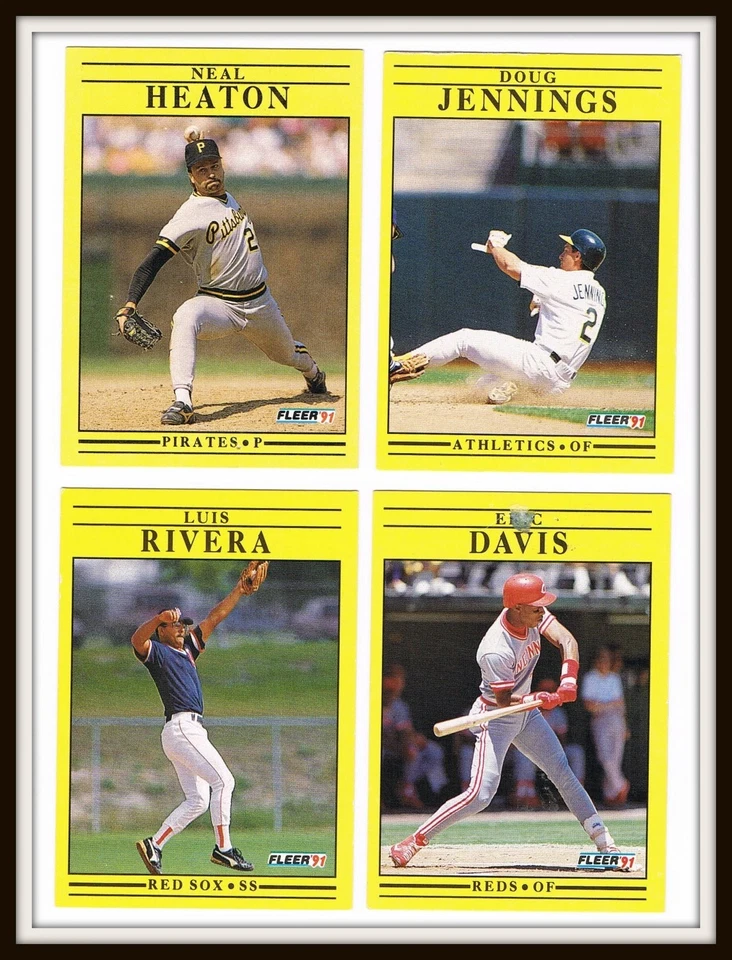 Fleer Baseball 1991 #6-#709 elige a tu jugador (lista desplegable) Foto 2 de 2