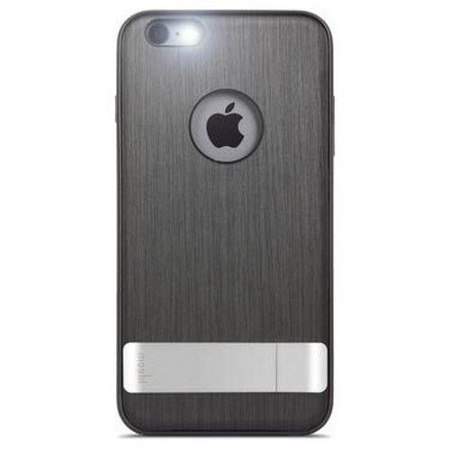 Coque iPhone 6 Plus/6S Plus Moschi iGlaze Kameleon Noire avec Support Intégré