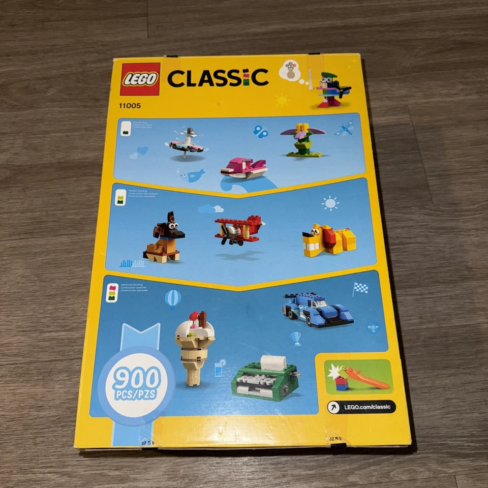LEGO Clásico Creativo Construcción Caja Set 900 Piezas (11005) Totalmente Nuevo y Precintado Foto 2 de 2