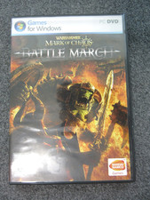 Warhammer Mark of Chaos Battle March PC (2008) Game - 2 Disks w/ Case & Manual