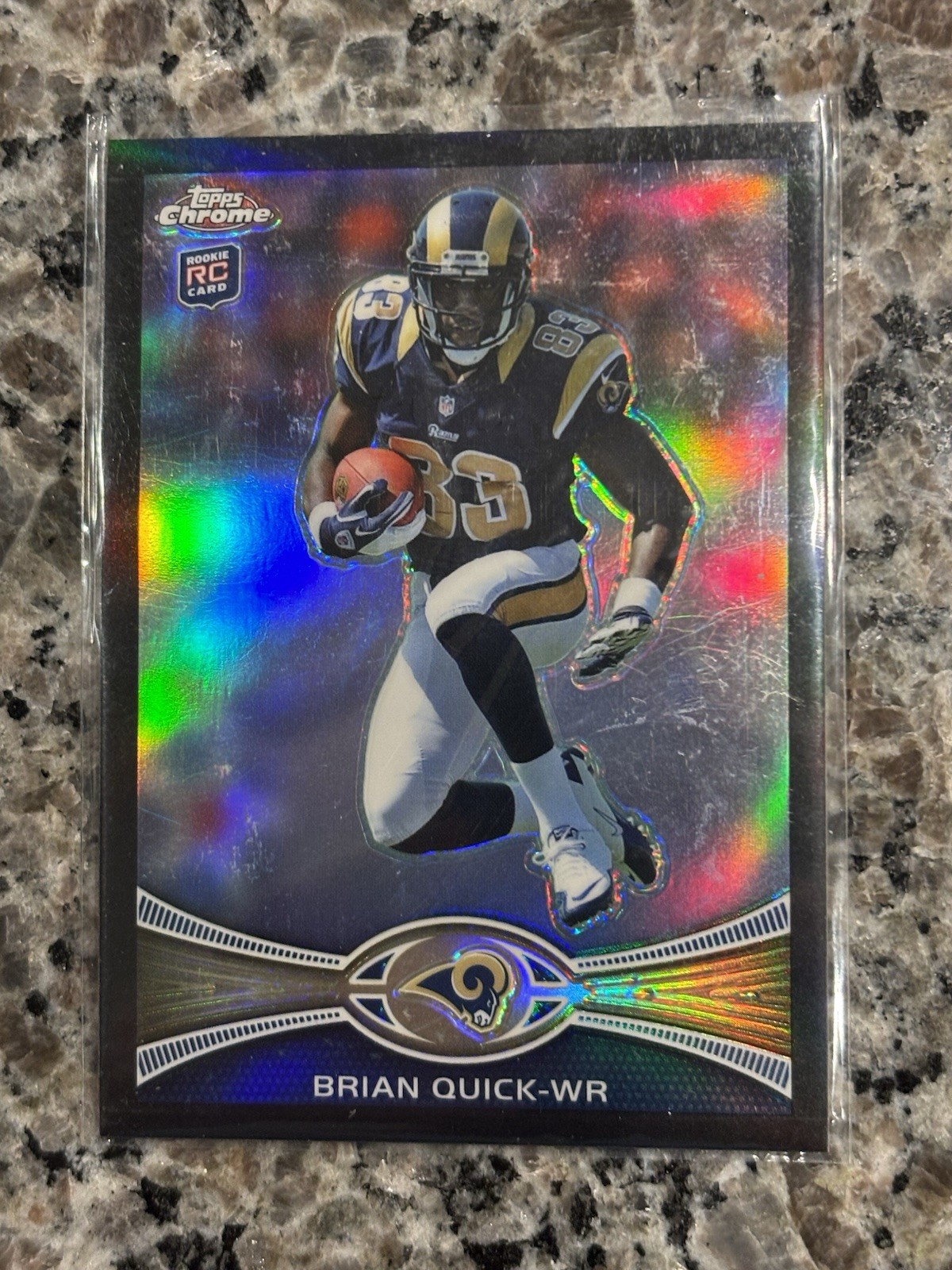 2012 Topps Chrome - Brian Quick #99 Black Refractor 284/299 (RC)