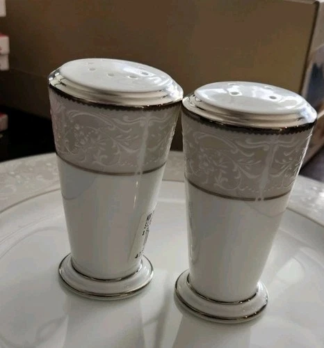 Noritake Silver Palace Salt & Pepper
