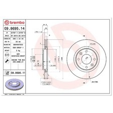 2x Bremsscheibe vorne für Opel Corsa F P2JO Crossland X P17 | 26219783