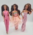 Mattel Barbie Lot of 3 Teresa Dolls 1990 Face Sculpt Vintage 90s Redressed