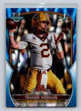 2022 Bowman Chrome University Tanner Morgan Blue RayWave 11 (/199)