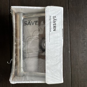 Savern Toilet Paper Holder Chrome Wall Mount IKEA
