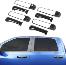 Exterior Door Handle Covers Outside Doorknob Cover for 2010-2017 Carbon Fiber