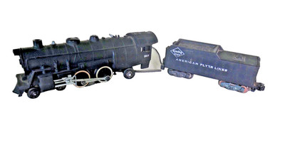 American Flyer Vintage 307 American Flyer Lines S Gauge Steam Engine -Used -