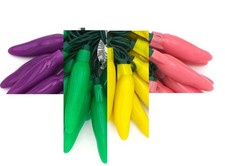 EASTER / SPRING chili pepper string lights - USA MADE FREE SHIP - PPYG