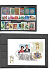 KLeine Sammlung Luxemburg 1969 + Block 18 FDC (Ersttagsbrief) 2000 POSTFRISCH