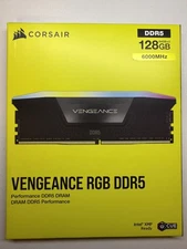 Corsair Vengeance RGB 128GB (2x64)  DDR5-6000 CL40 RAM