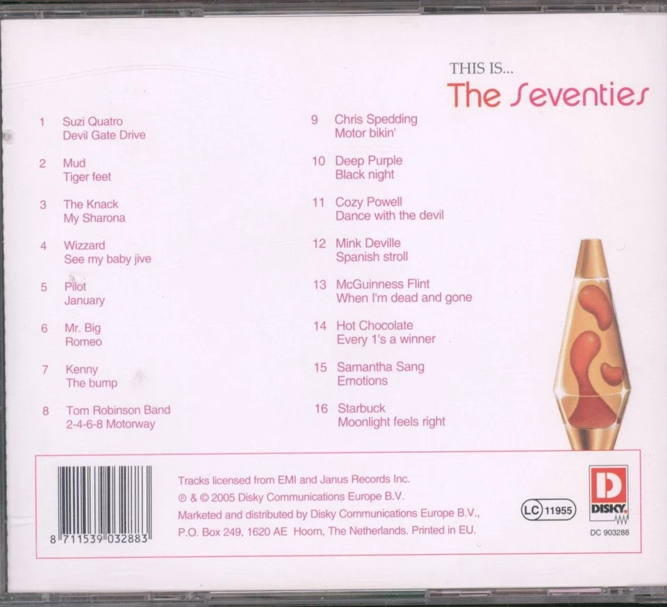 Various Artists This Is... The Seventies CD Niederlande Disky 2005 DC903288 - Bild 2 von 2