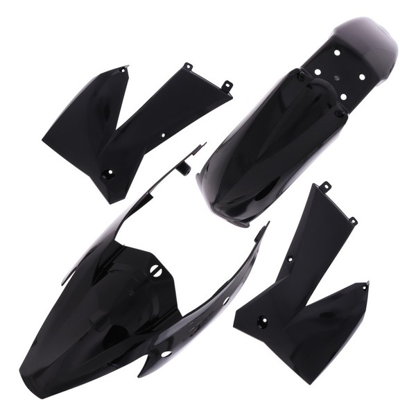 Plastikkit Schwarz Plastiksatz Passend FüR KTM EXC-F 250 Bj. 2007-image