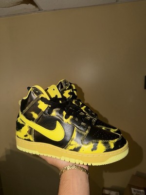 Nike Dunk High 1985 SP  Yellow Acid Wash Brand New Size 8.5M/10Women DD9404-001