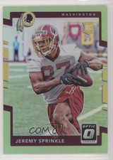 2017 Donruss Optic Rookies Lime Green Prizm Jeremy Sprinkle #115 0c2