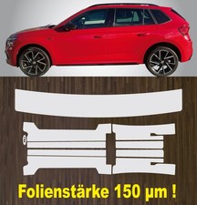 Pellicola di Protezione Vernice Set Completo Trasparente Adatto per Skoda Kamiq
