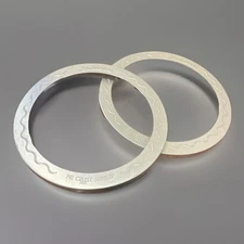 Lot of 2 Vintage Mrs. Anderson's Pie Crust Shields Crust Protectors 