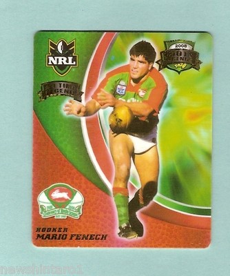 2008  SOUTH SYDNEY RABBITOHS  RUGBY LEAGUE  TAZO  #31  MARIO FENECH
