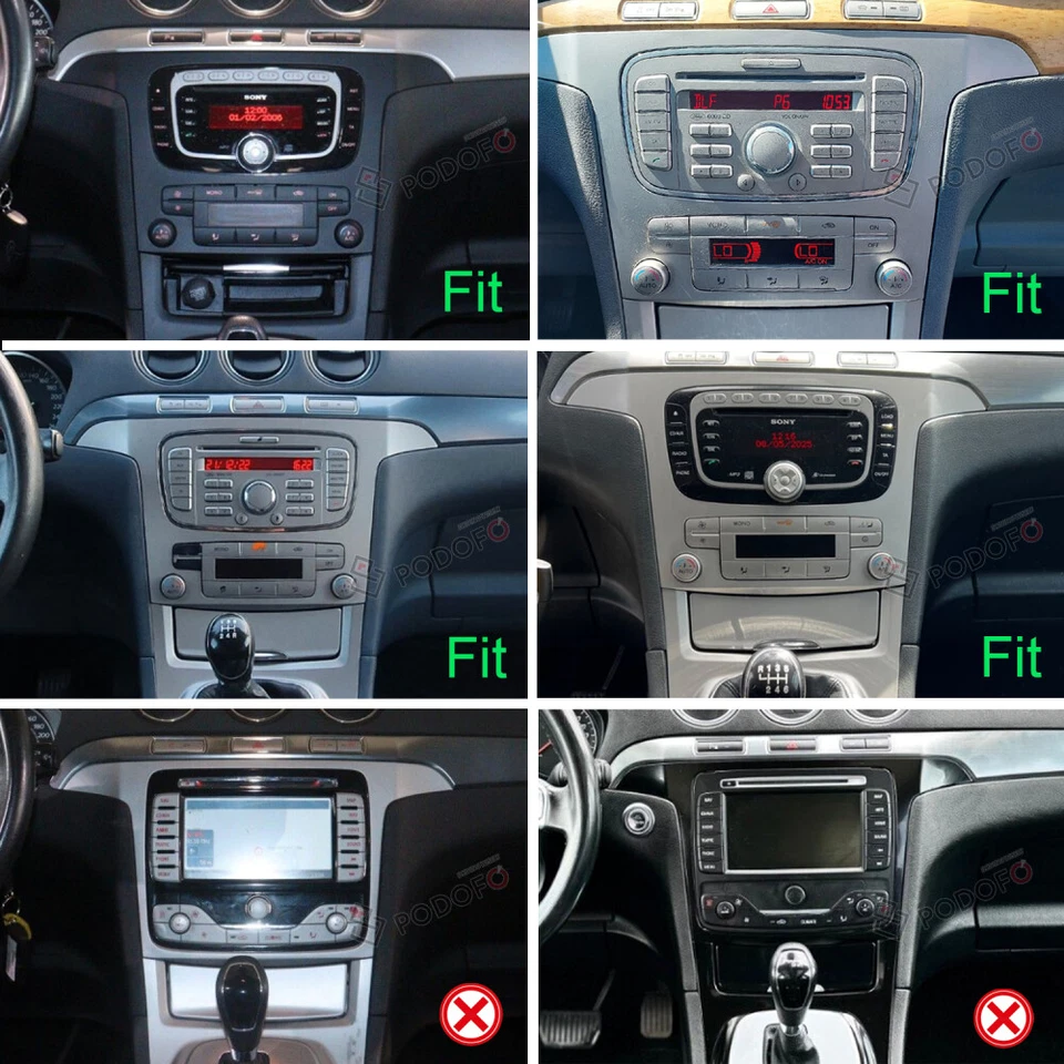 7" Autoradio Für Ford S-Max WA6 2005-2012 Android 15 GPS Navi BT Carplay 2+64GB - Bild 4 von 4