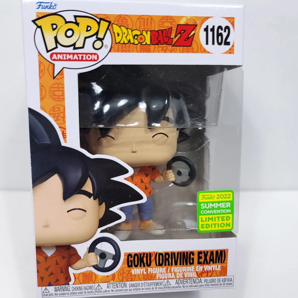 Funko Pop Goku Driving Exam #1162 DragonBall Z SDCC 2022 Shared Summer New