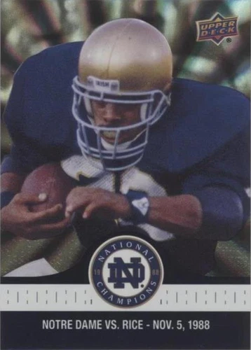 2017 Upper Deck Notre Dame 1988 Championship Anthony Johnson #68
