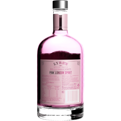 Lyre's Pink London Non-Alcoholic Spirit - Pink Gin Style | Award Winning | 700ML - Picture 2 of 6