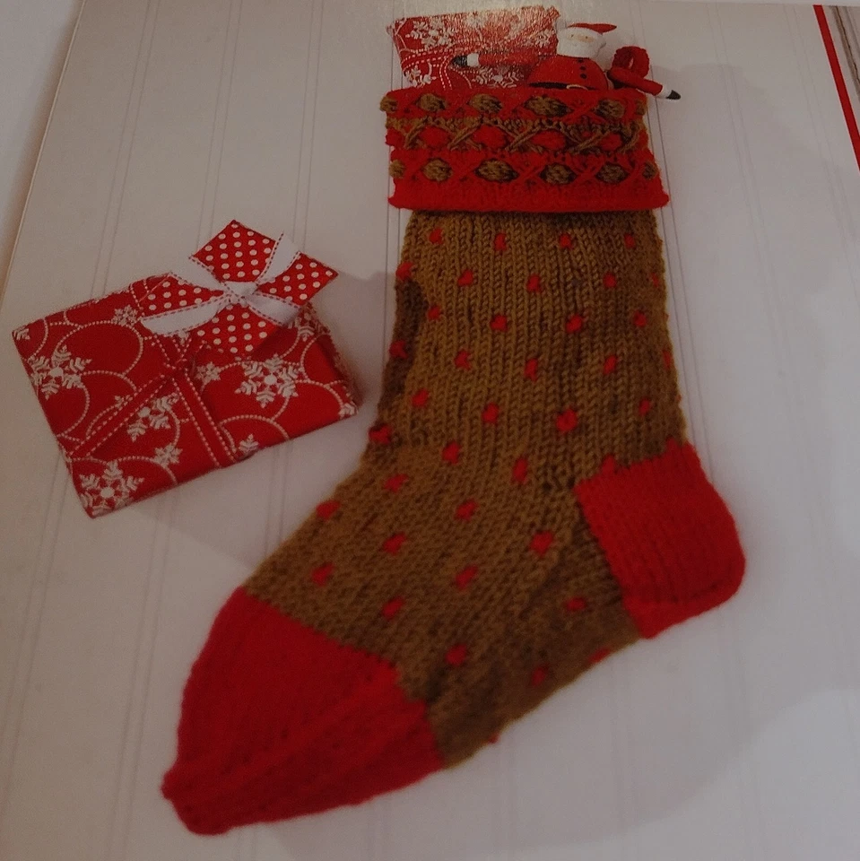 Leisure Arts The Stockings Were Knit 8 diseños de Mickey Landau tapa dura 2010 Foto 3 de 4