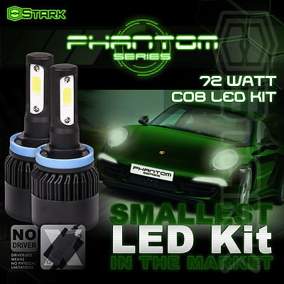 Kit De Bombillas LED H11 6000K 72W 8000LM – Luz Blanca Potente Para Tus Faros Delanteros