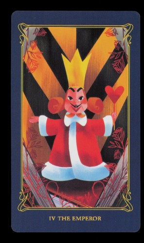IV The Emperor Alice In Wonderland Tarot Card Single
