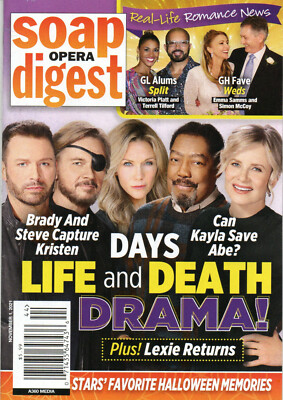 SOAP OPERA DIGEST Magazine November 1 2021 Days of Our Lives James Reynolds