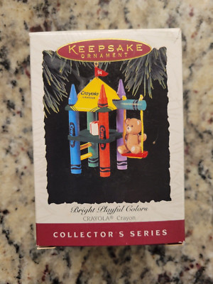 1994 Bright Playful Colors Hallmark Ornament Crayola