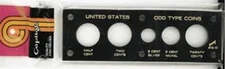 Capital Holder Plastic Case Capsule For US Odd Type Coins Black Display Free S&h