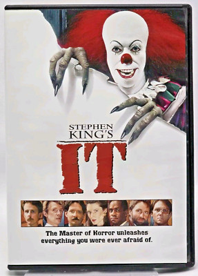 Stephen King's IT 1990 Miniseries DVD 2010 Horror Pennywise Clown