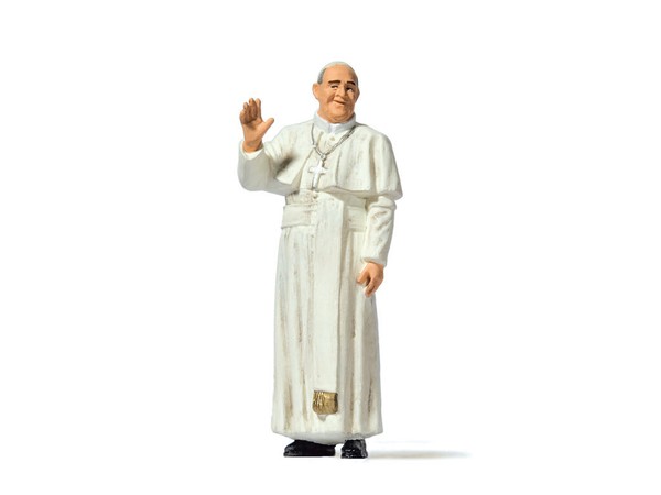 Preiser 45518 Papst Franziskus Heilige Kirche Einzelfigur G 1:22,5 Neu-image