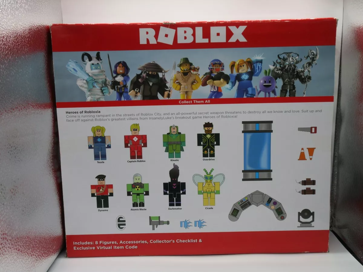 Roblox Action Collection - Heroes of Robloxia Playset [Includes Exclusive  Virtual Item] 