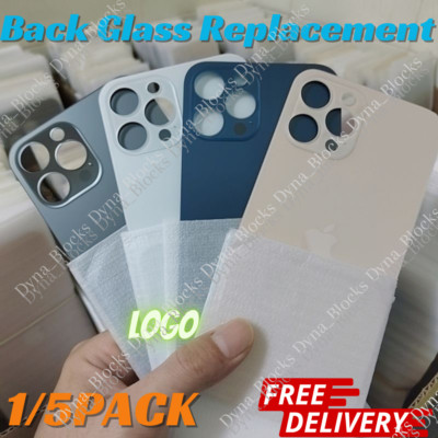 Replacement Rear Back Glass Big Hole For iPhone 15 14 13 12 11 Pro XR XS X 8 Lot