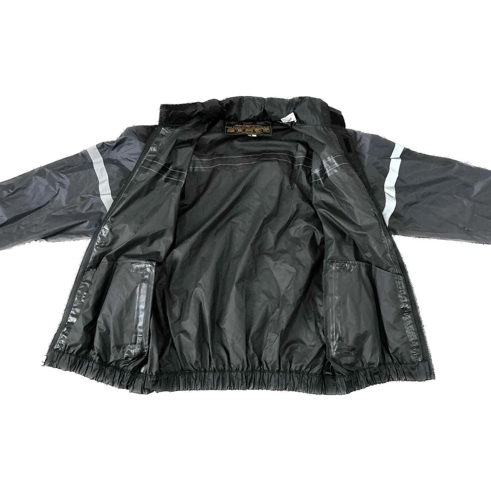 AGV Sport Motorcycle Biker Racing Nylon full Zip Jacket Large image 3