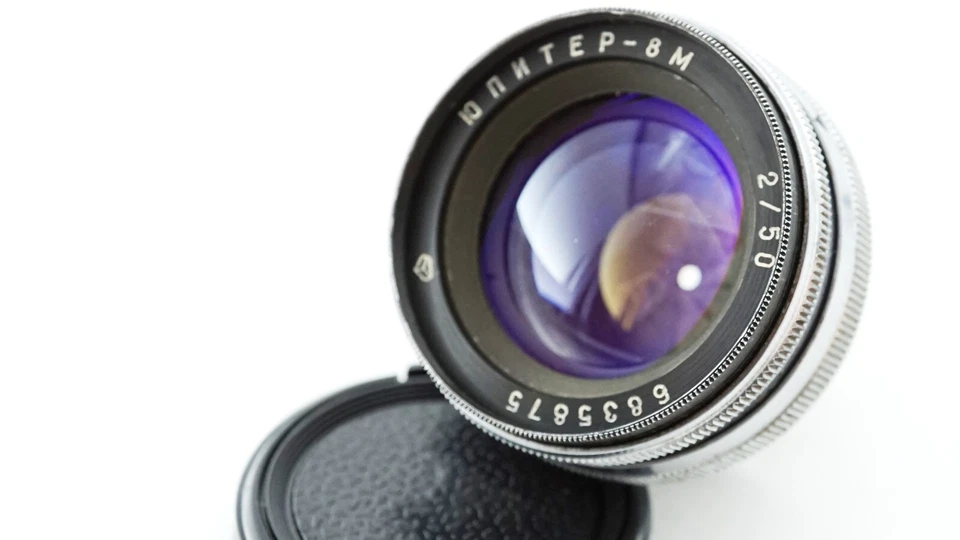 Lente Arsenal Jupiter 8M (Kiev, cámara Contax RF) Sonnar ucraniano 2/50 Foto 3 de 4