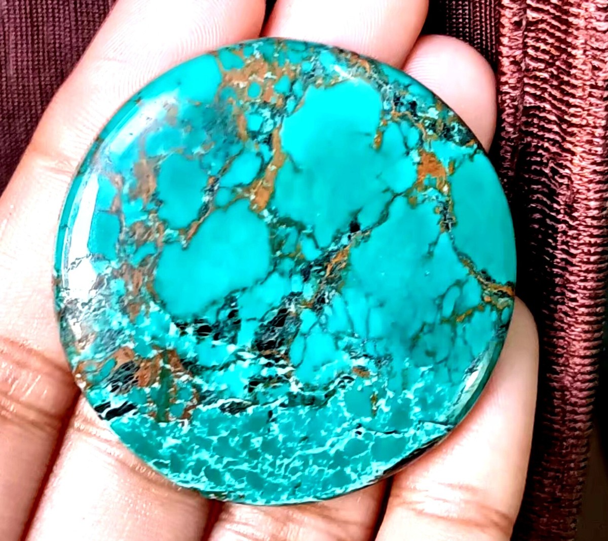 Natural Arizona Spider Green Turquoise Certified Raw Gemstone