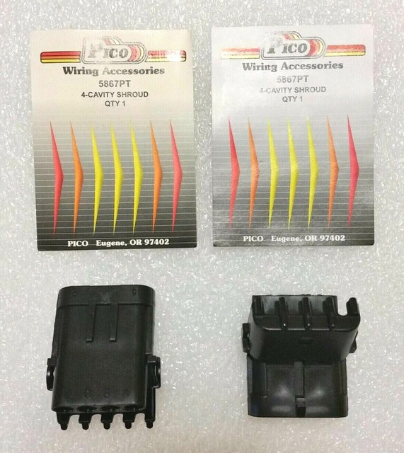 PICO Wiring Accessories 5867PT 4 Cavity Shroud 2 packs NOS eBay