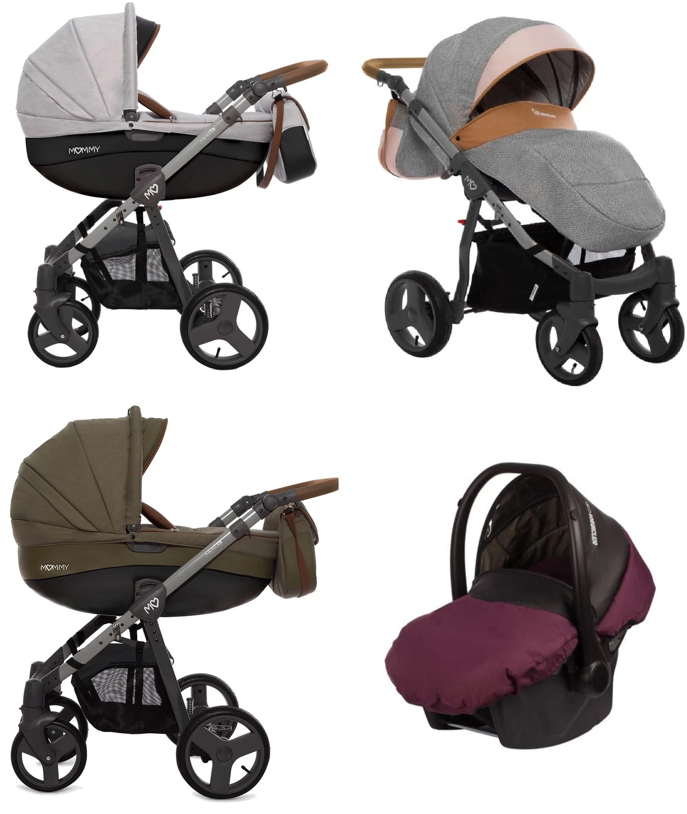 3in1 Stroller Pram Babyactive Mommy / all colours/ car seat Kite BABYACTIVE