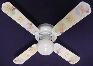 New Disney Bambi Thumper Ceiling Fan 42 Ebay