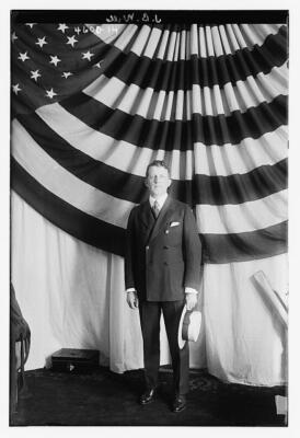 Tenor Singer John Barnes Wells October August Standing Front An Am- Old Photo