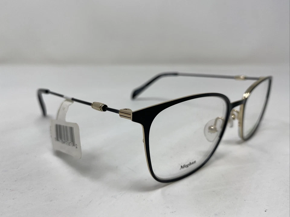 Marco de gafas de borde completo de metal Laura Ashley Meghan NEGRO 49-19-140 / I58 Foto 3 de 4